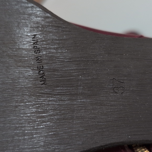 Eric Michael Women's London Zip-Up Ankle Boots in wine side zip size 37 - Picture 2 of 10